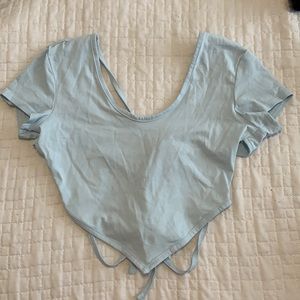 Top small Shein blue